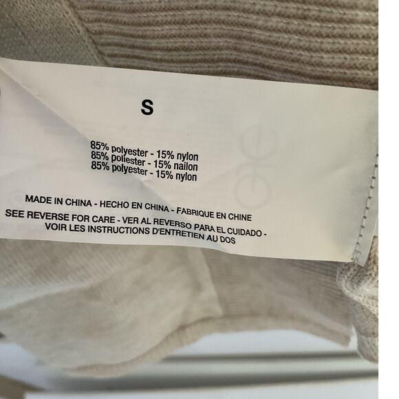 Gloria Vanderbilt Beige Open Front duster  Cardigan Sweater Women’s S  Nwot - Picture 5 of 5